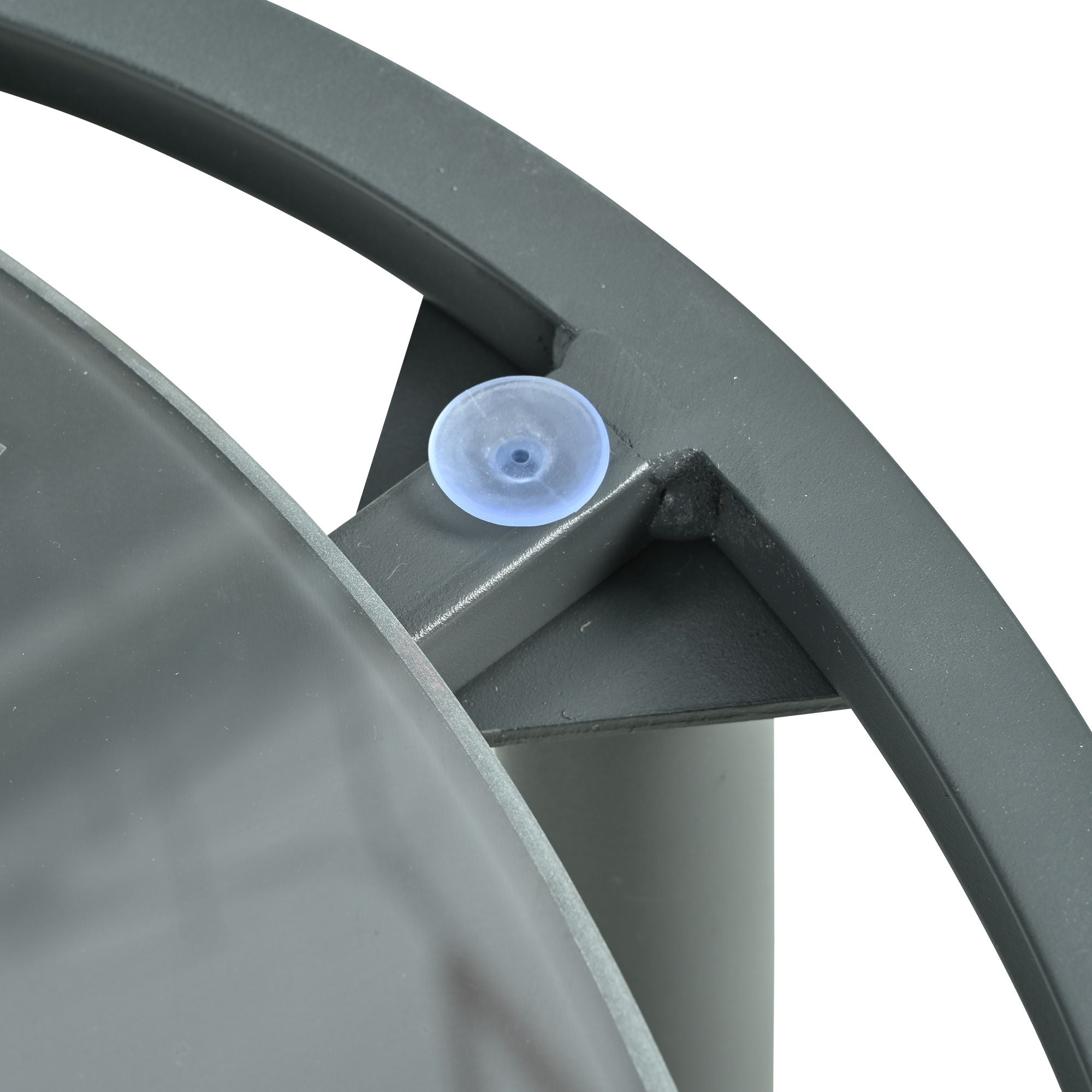 6 Piece Patio Set, Half Moon Outdoor Sectional Sofa With 2 High Low Coffee Tables, 4 Pillows & Cushions