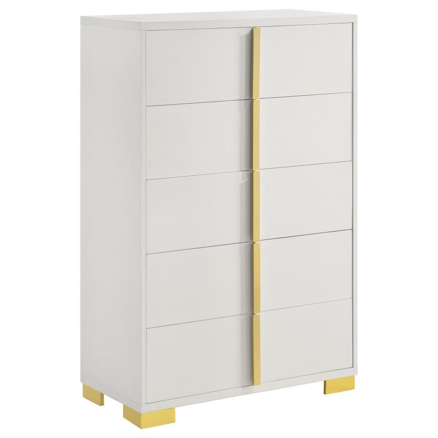 Coaster Fine Furniture Marceline - 5-Drawer Bedroom Chest | Meri Furniture
