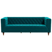 Evelyn - Mid-Century Modern Leather Luxury Chesterfield Sofa
