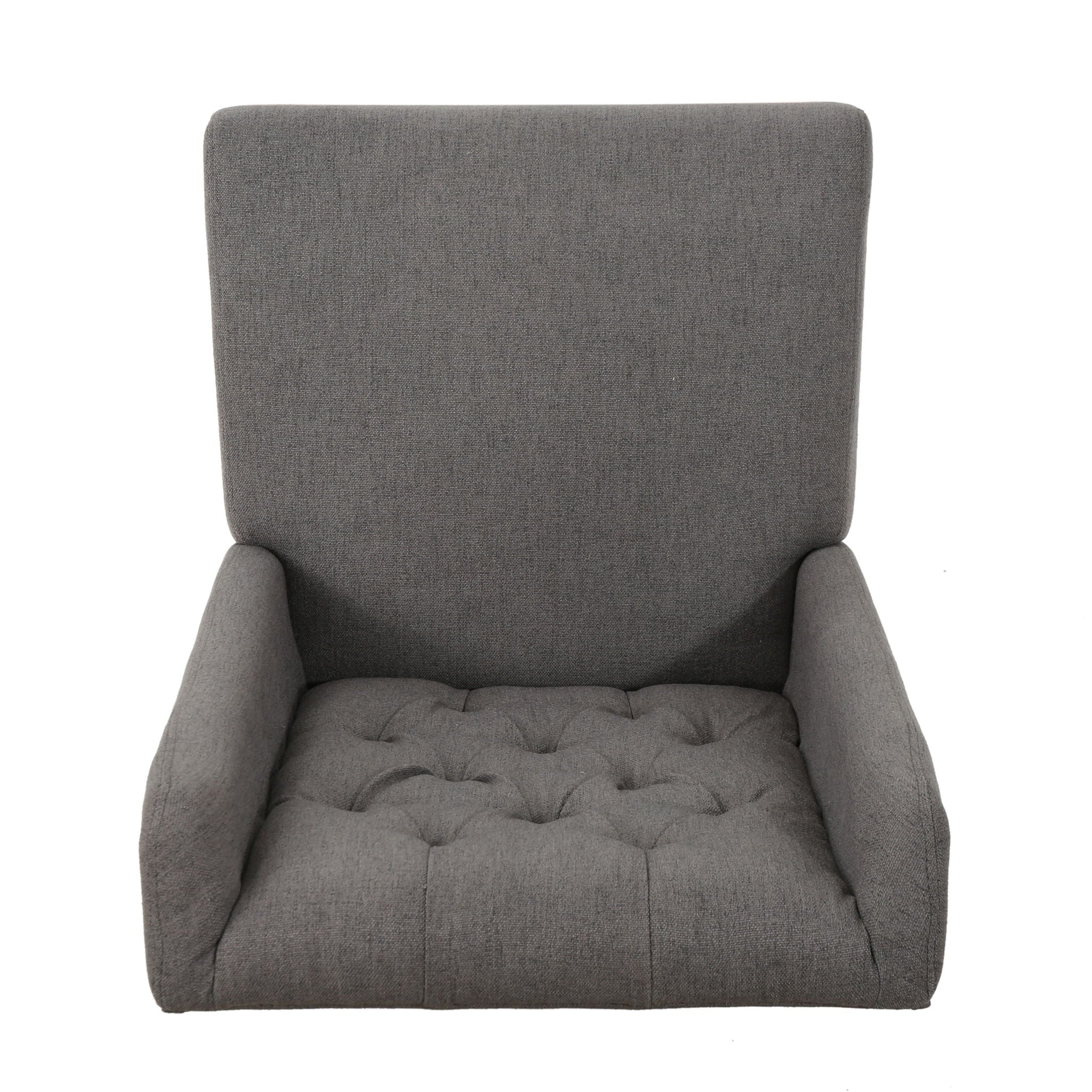 Sophisticated Tufted Dining Chair With High Back Design