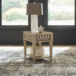 Liberty Furniture Devonshire - Chair Side Table - Weathered Sandstone | Meri Furniture