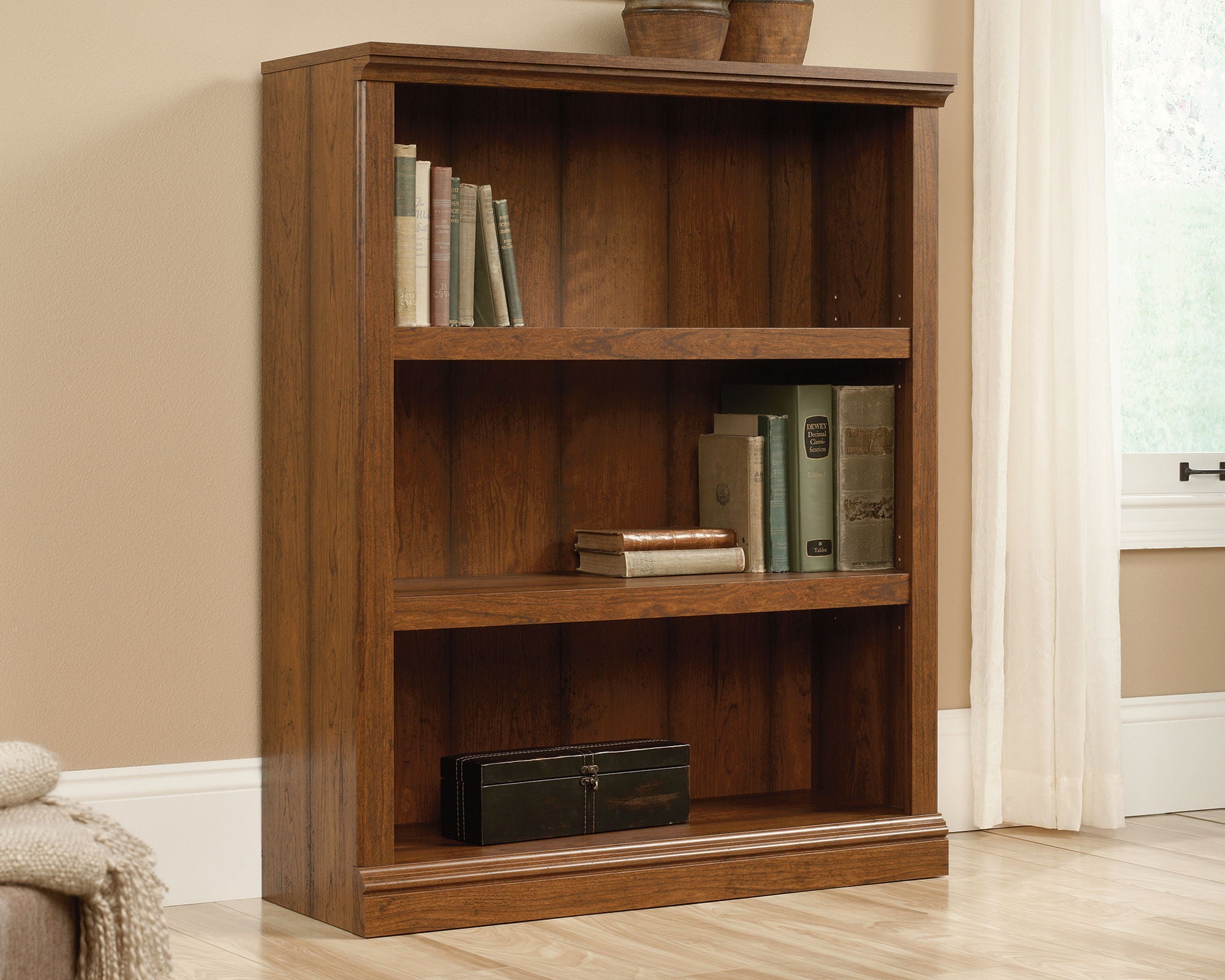 3-Shelf Bookcase Washington Cherry