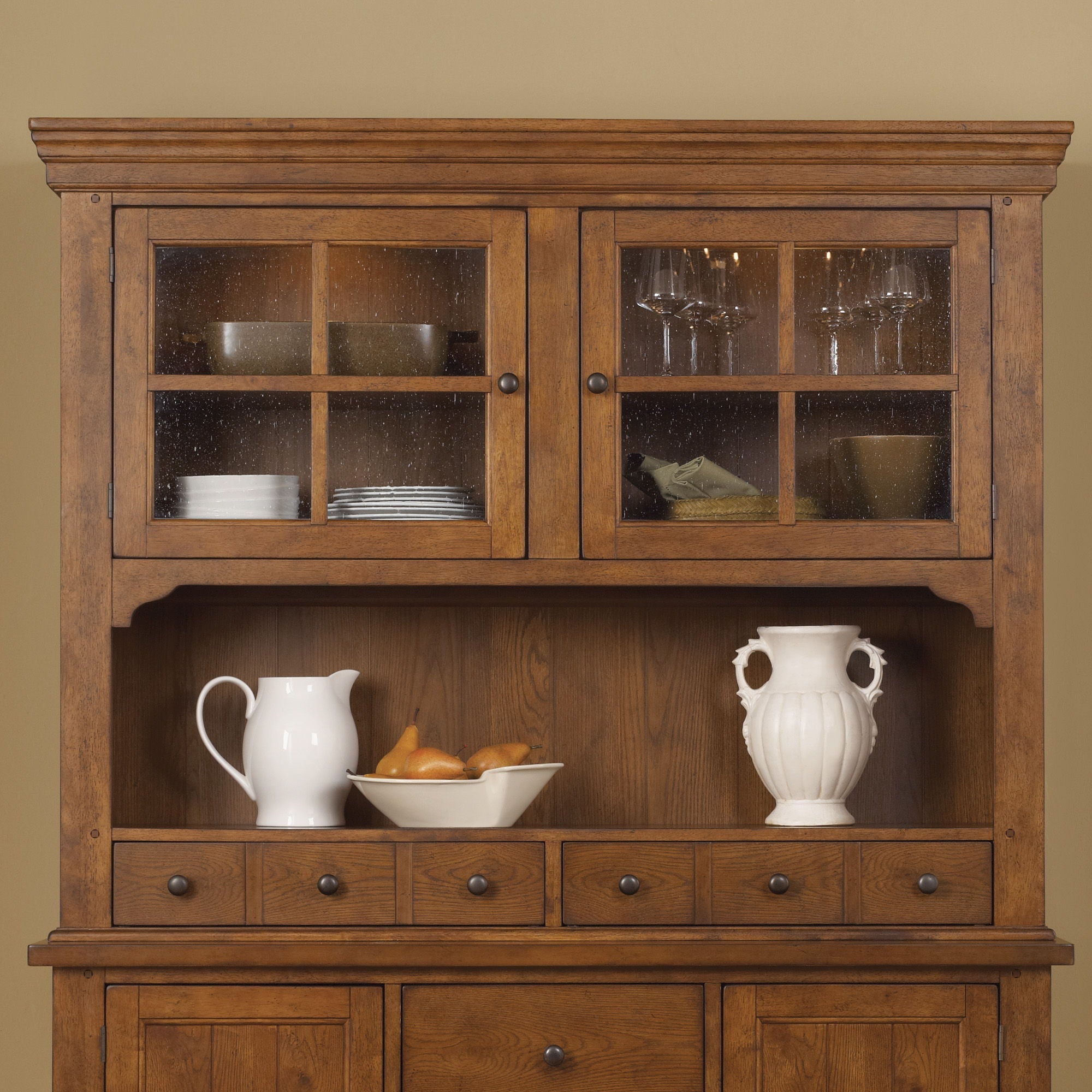 Liberty Furniture Hearthstone Ridge - Hutch - Light Brown | Meri Furniture