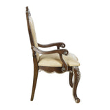 ACME Latisha - Dining Chair (Set of 2) - Antique Oak Finish | Meri Furniture