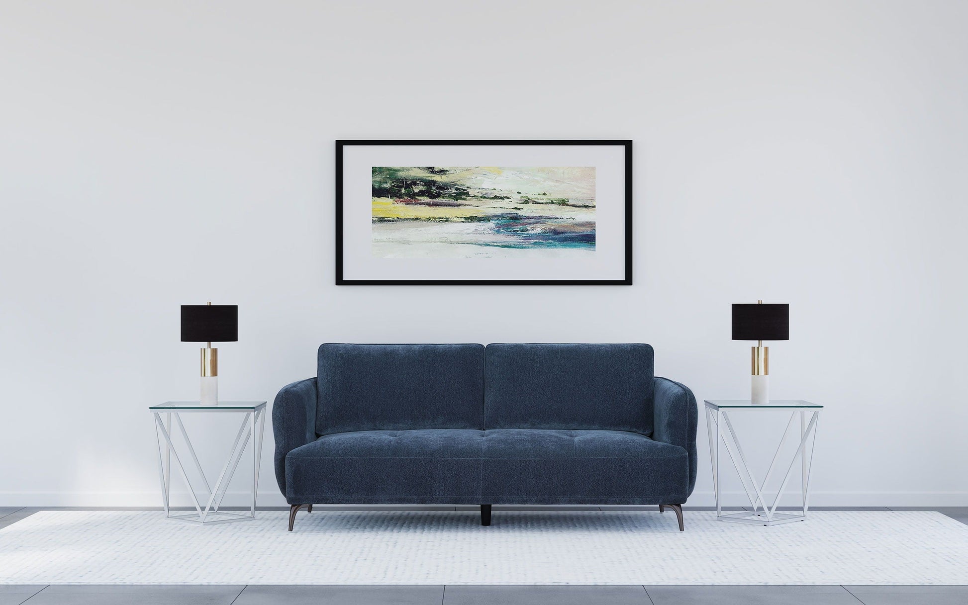 Coaster Fine Furniture Lively - Chenille Upholstered Modern Track Arm Sofa - Blue | Meri Furniture