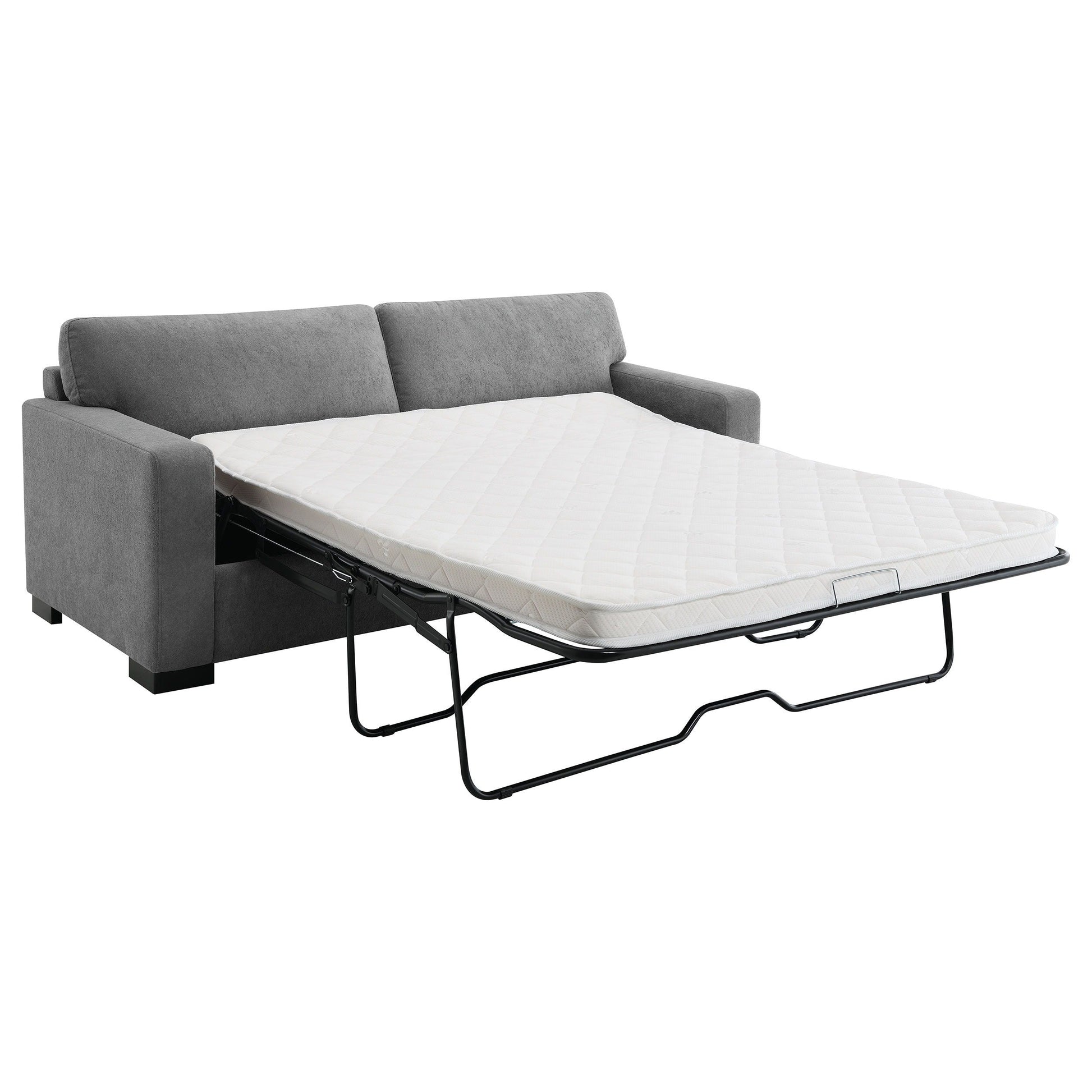 Coaster Fine Furniture Simpson - Upholstered Sofa Sleeper With Queen Mattress - Gray | Meri Furniture