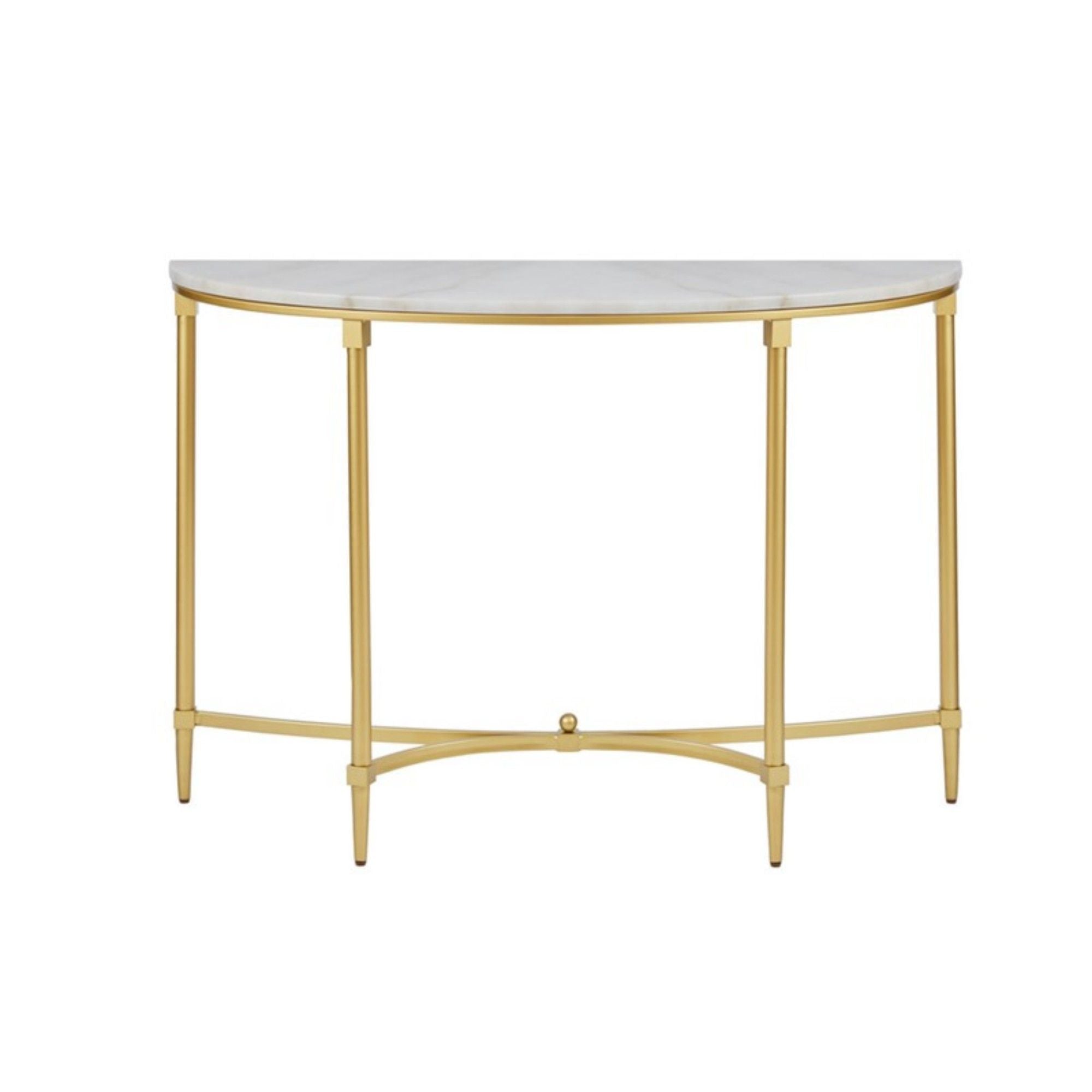 Bordeaux - Console Table - White / Gold