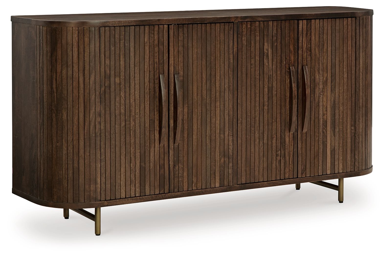 Signature Design by Ashley® Amickly - Dark Brown - Accent Cabinet | Meri Furniture