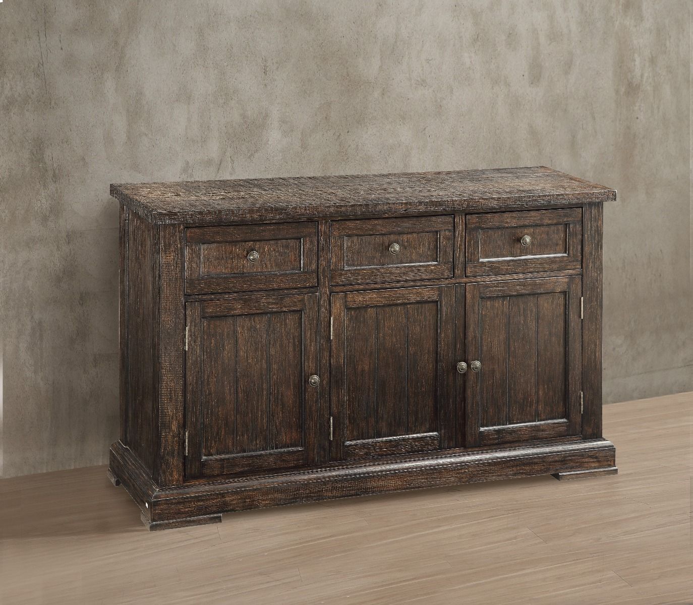 ACME Assembled w/3 Drw & 3 Doors (RF 2 Doors w/1 Fixed Shelf & LF Single Door w/1 Fixed Shelf) Drawer: GLIDE Side Metal, | Meri Furniture