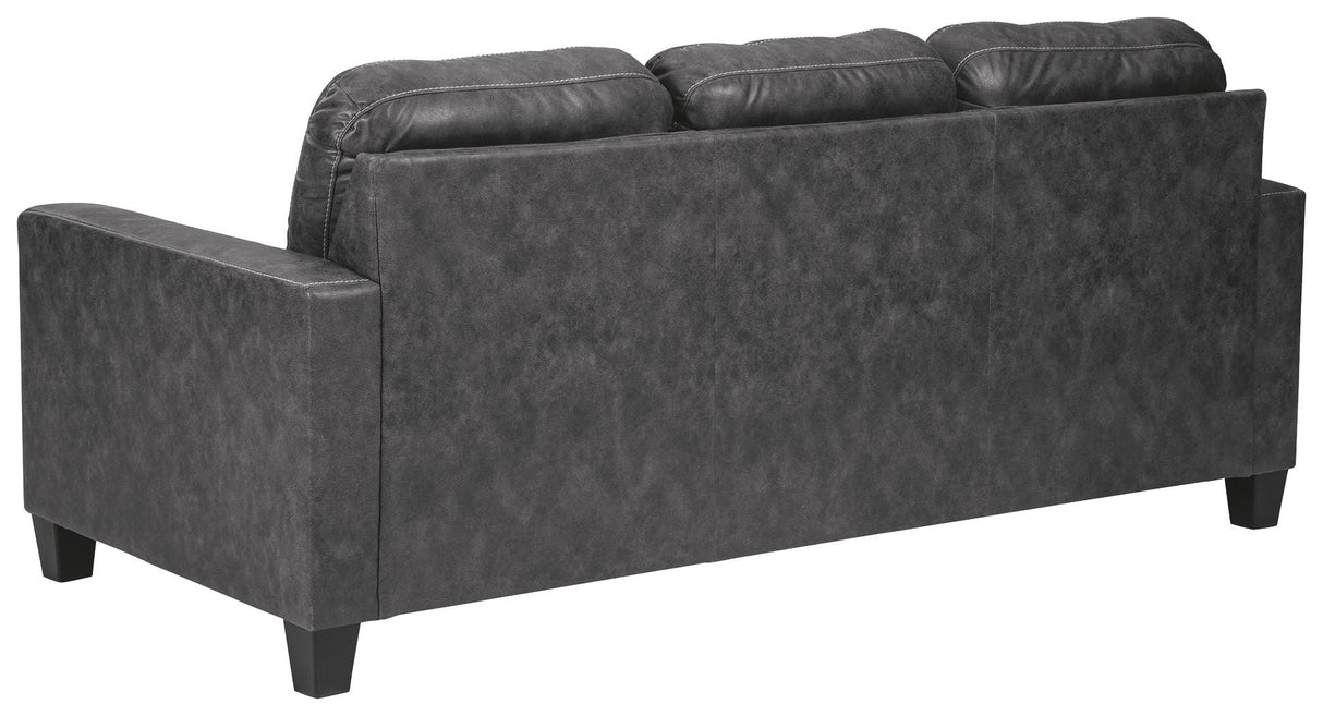 Ashley Furniture Venaldi - Gunmetal - Sofa Chaise | Meri Furniture