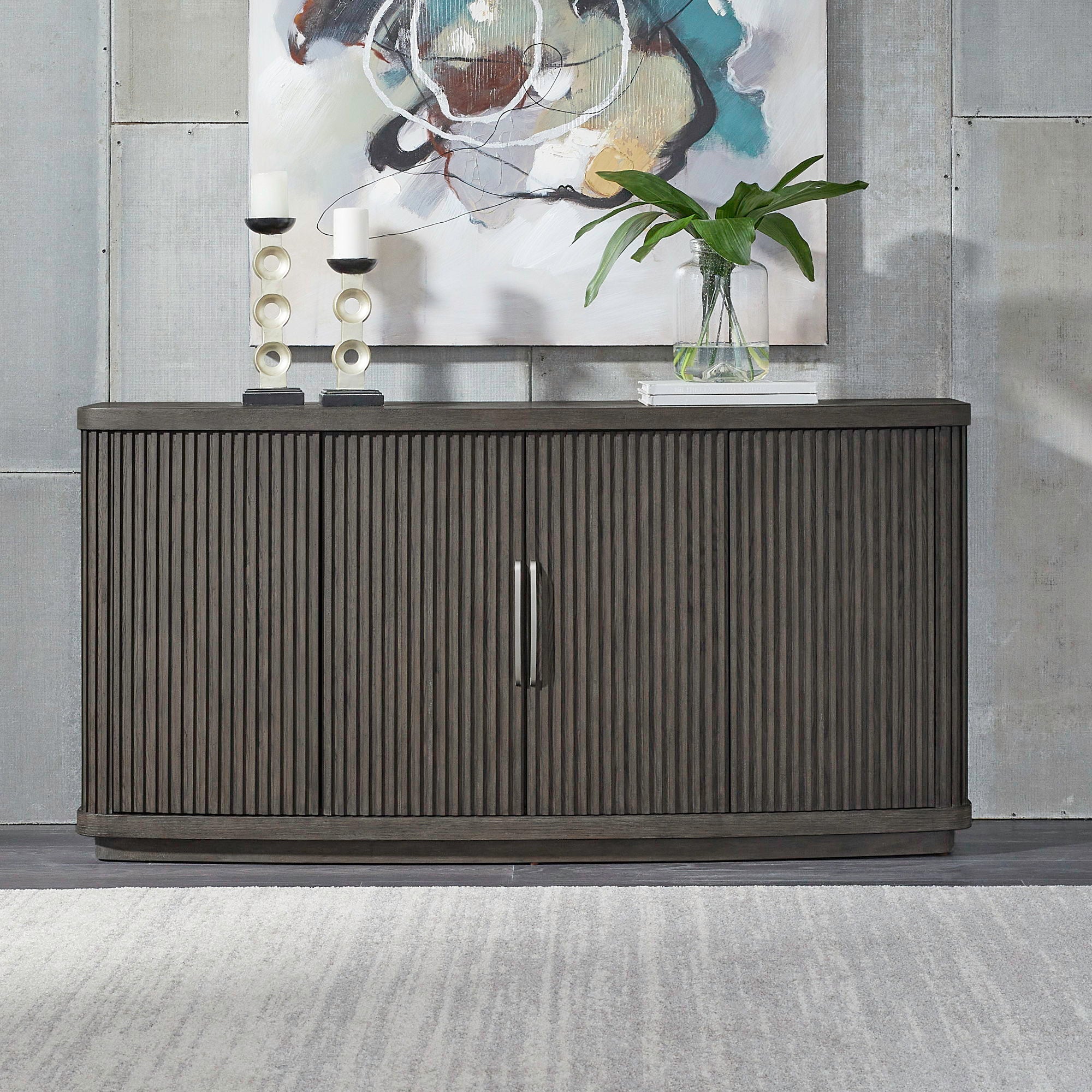 Liberty Furniture Cascade Falls - Buffet - Satin Espresso | Meri Furniture