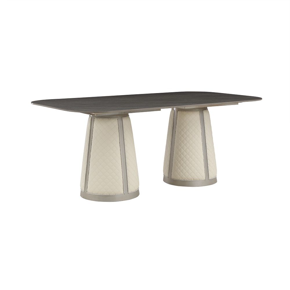 ACME Kasa - Dining Table - Champagne | Meri Furniture