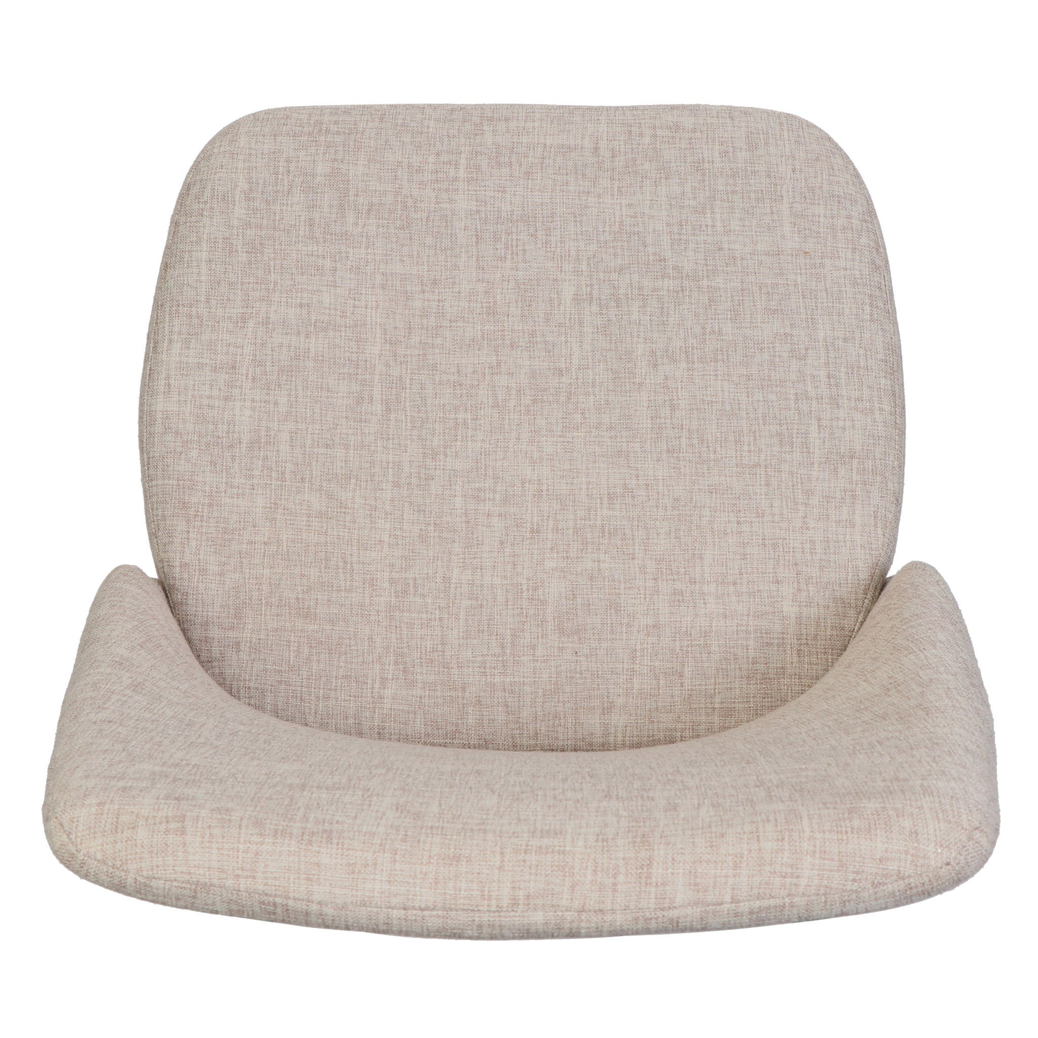 Modern Dining Chair With Iron Legs And Wood Finish