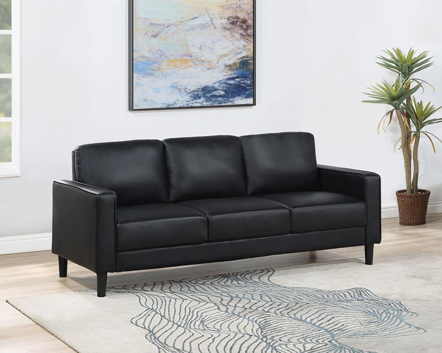 Coaster Fine Furniture Ruth - Upholstered Track Arm Sofa | Meri Furniture