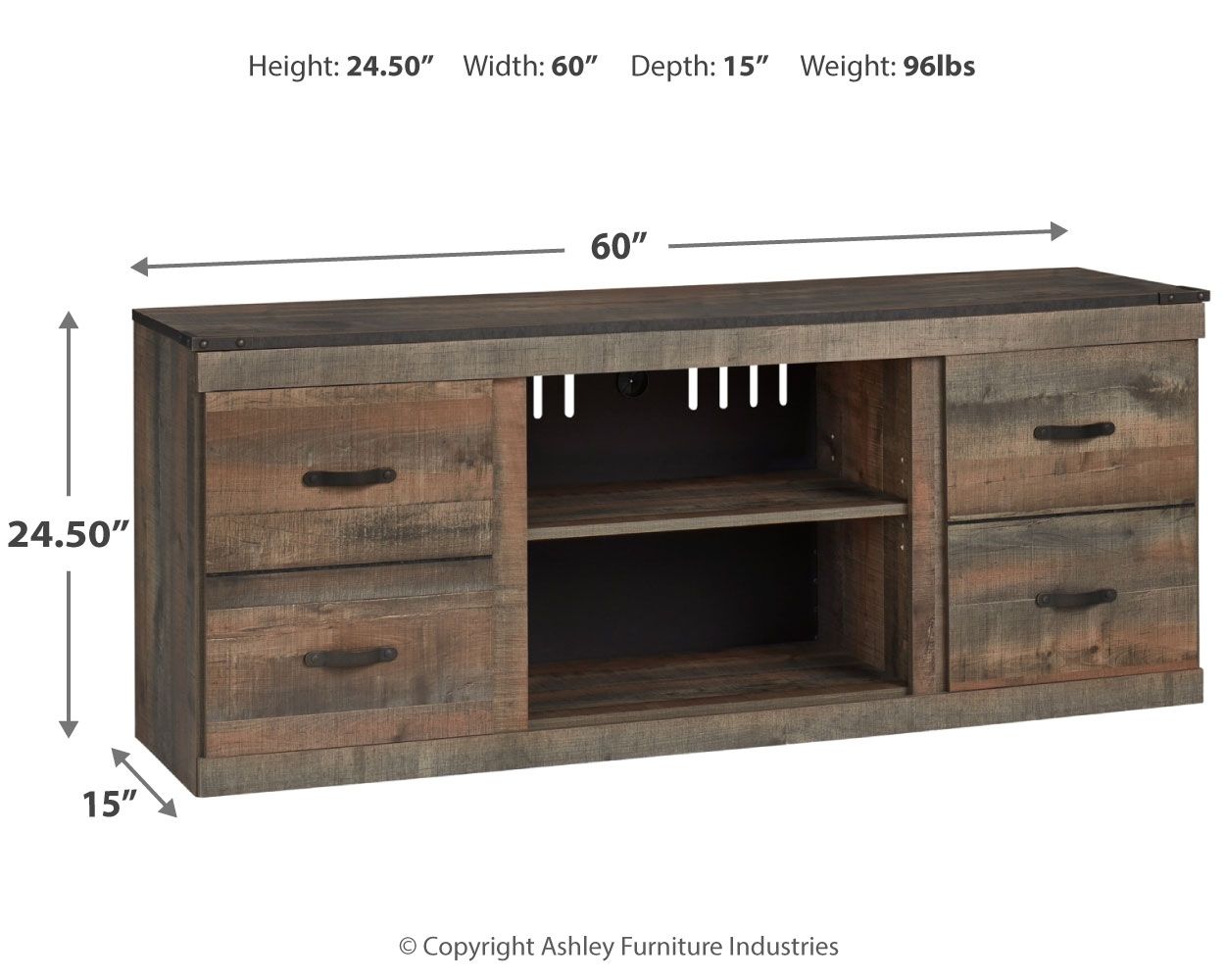 Signature Design by Ashley® Trinell - TV Stand | Meri Furniture