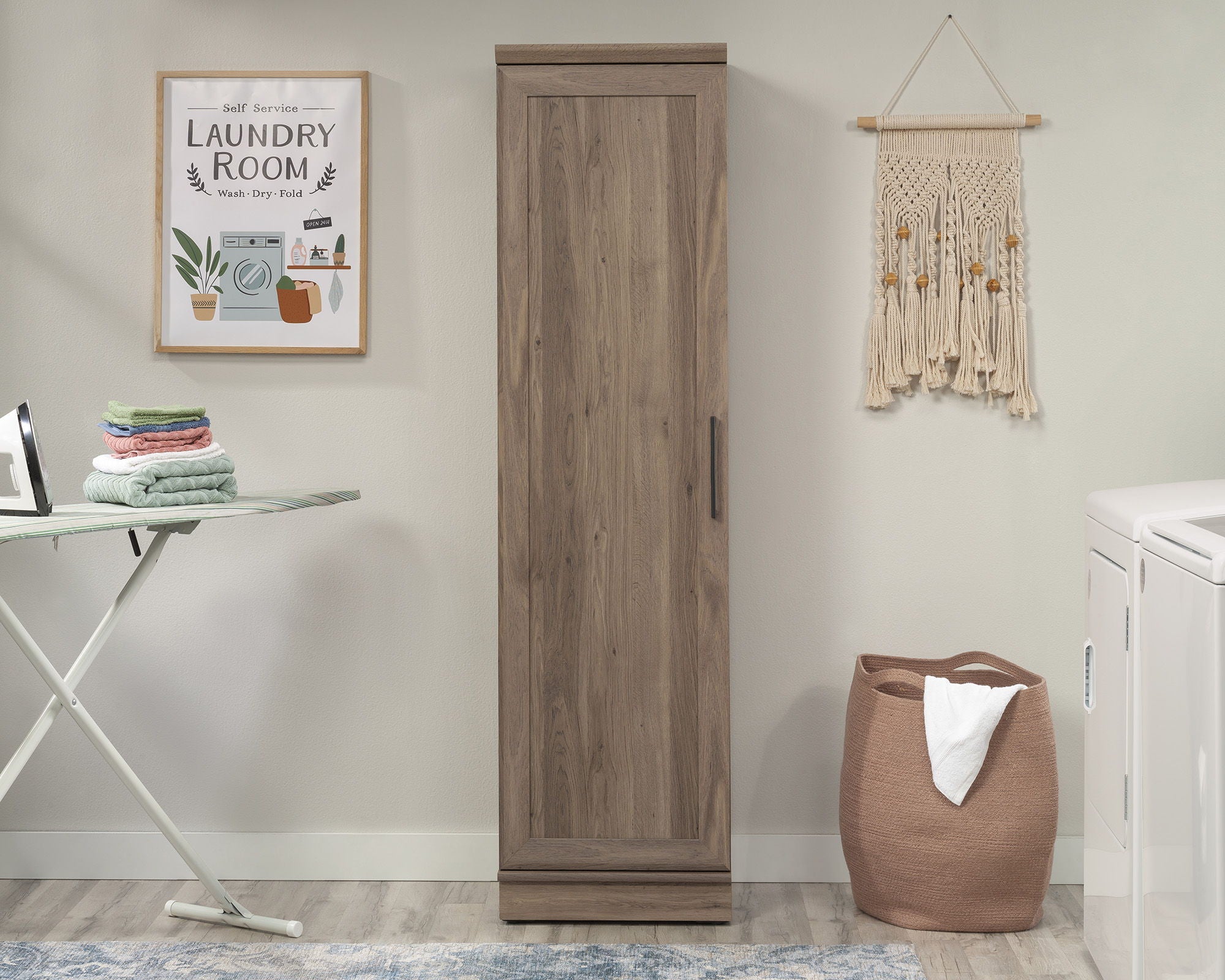 Kitchen Storage Cabinet in Salt Oak