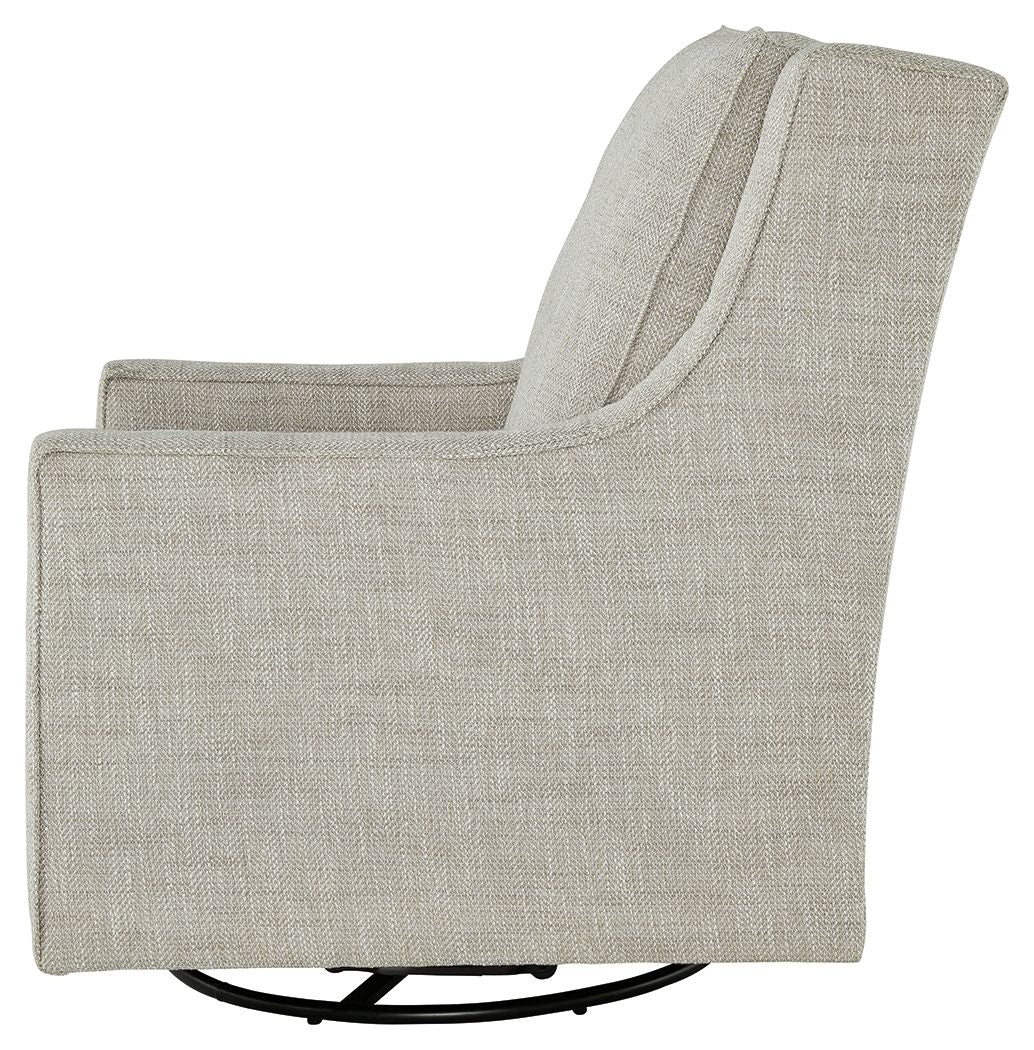 Signature Design by Ashley® Kambria - Fog - Swivel Glider Accent Chair | Meri Furniture