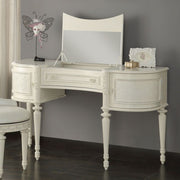 ACME Dorothy - Vanity Desk & Mirror - Ivory | Meri Furniture