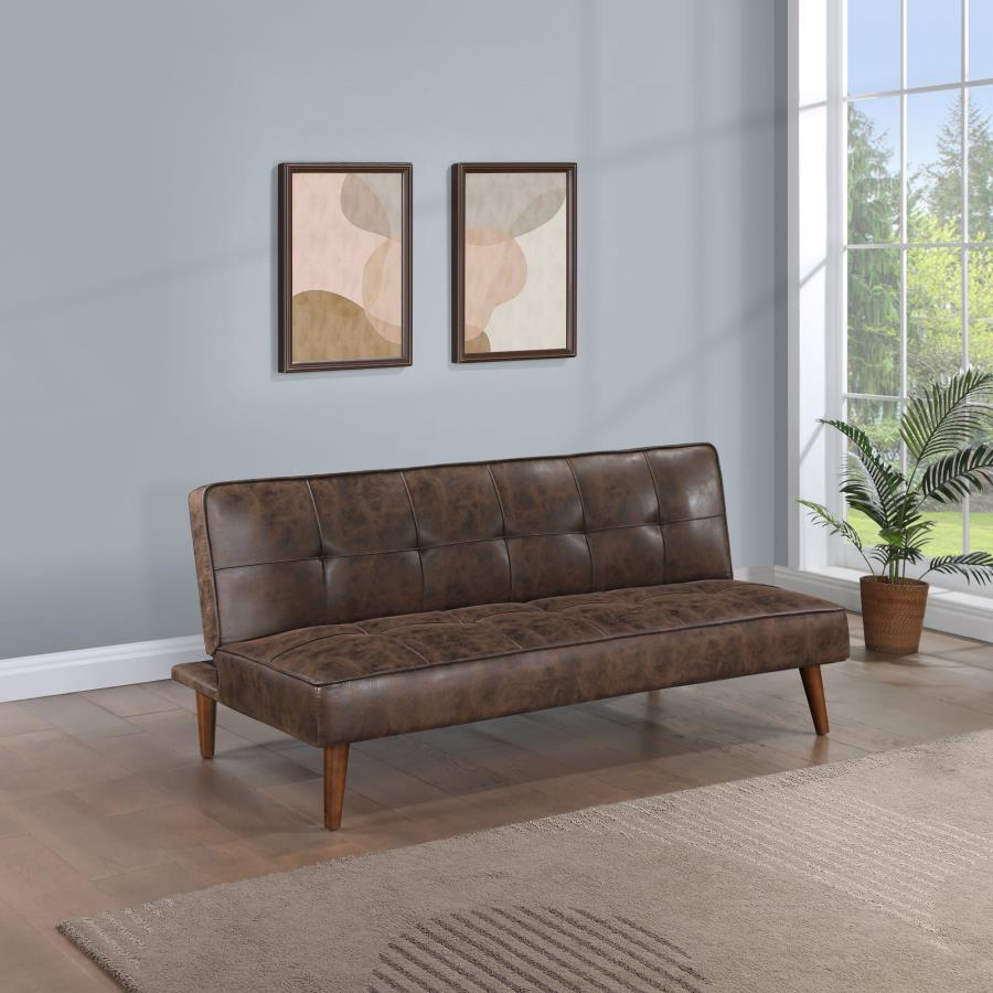 Coaster Fine Furniture Jenson - Upholstered Tufted Convertible Sofa Bed | Meri Furniture