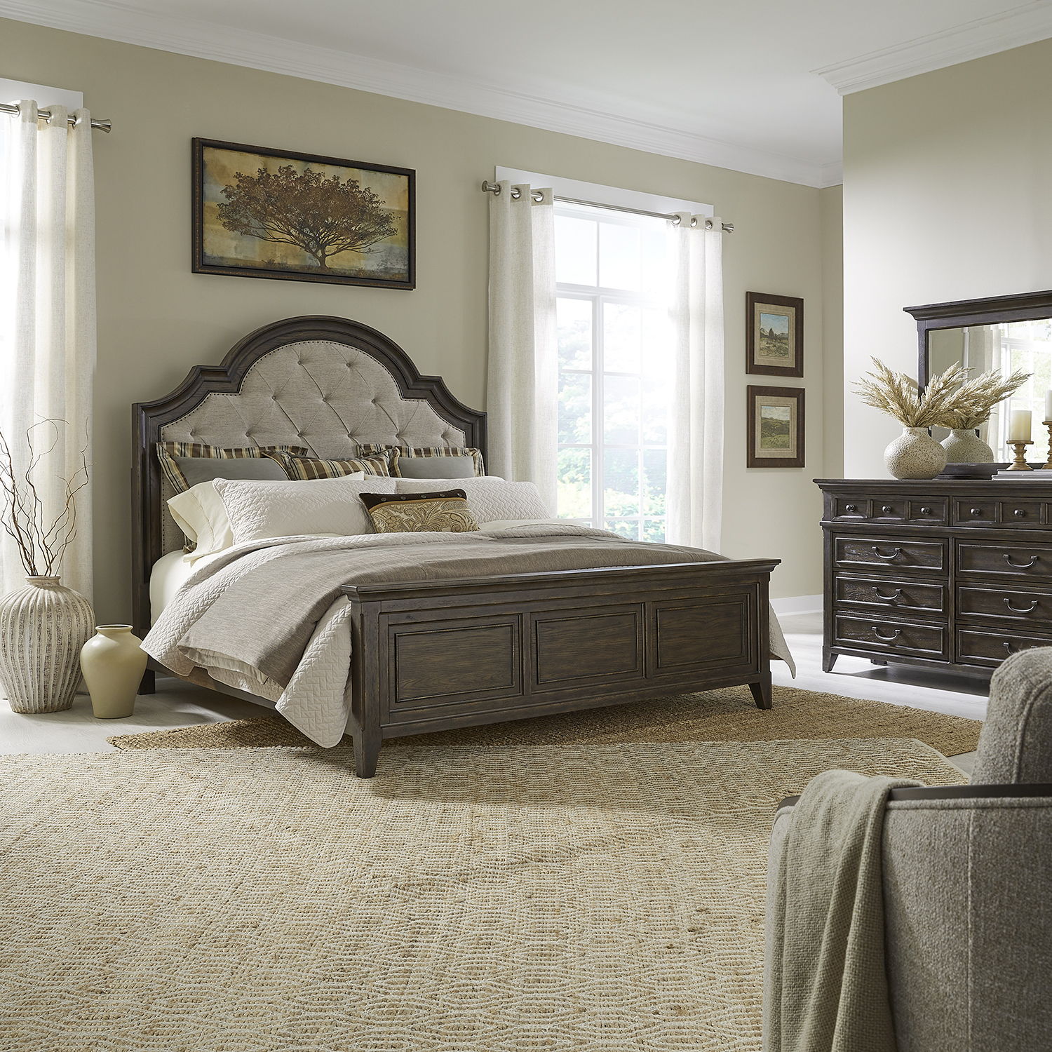 Liberty Furniture Paradise Valley - Upholstered Bedroom Set | Meri Furniture