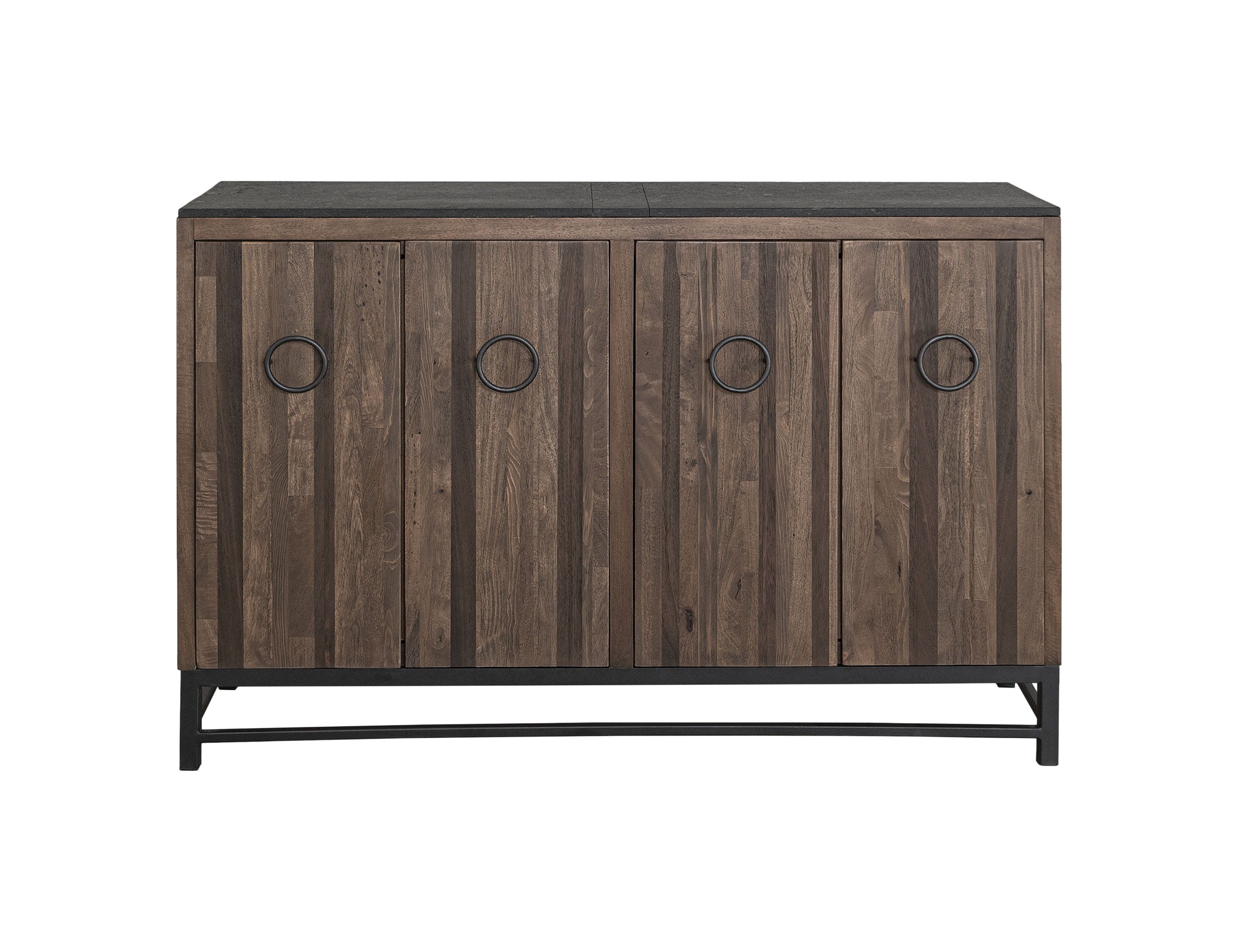 International Furniture Direct Ebano - Console - Brown | Meri Furniture