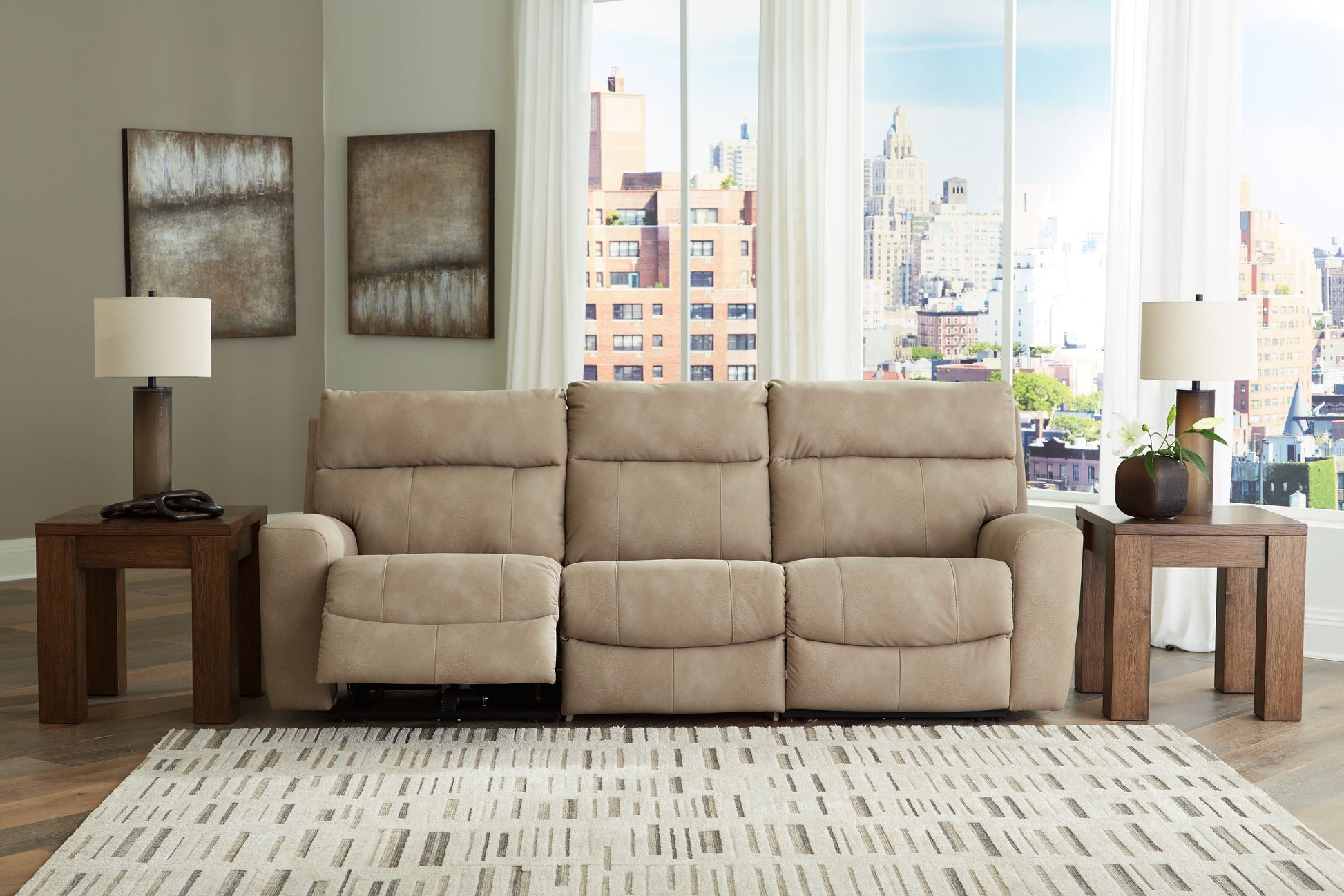 Signature Design by Ashley® Next-gen Durapella - Reclining Sectional | Meri Furniture