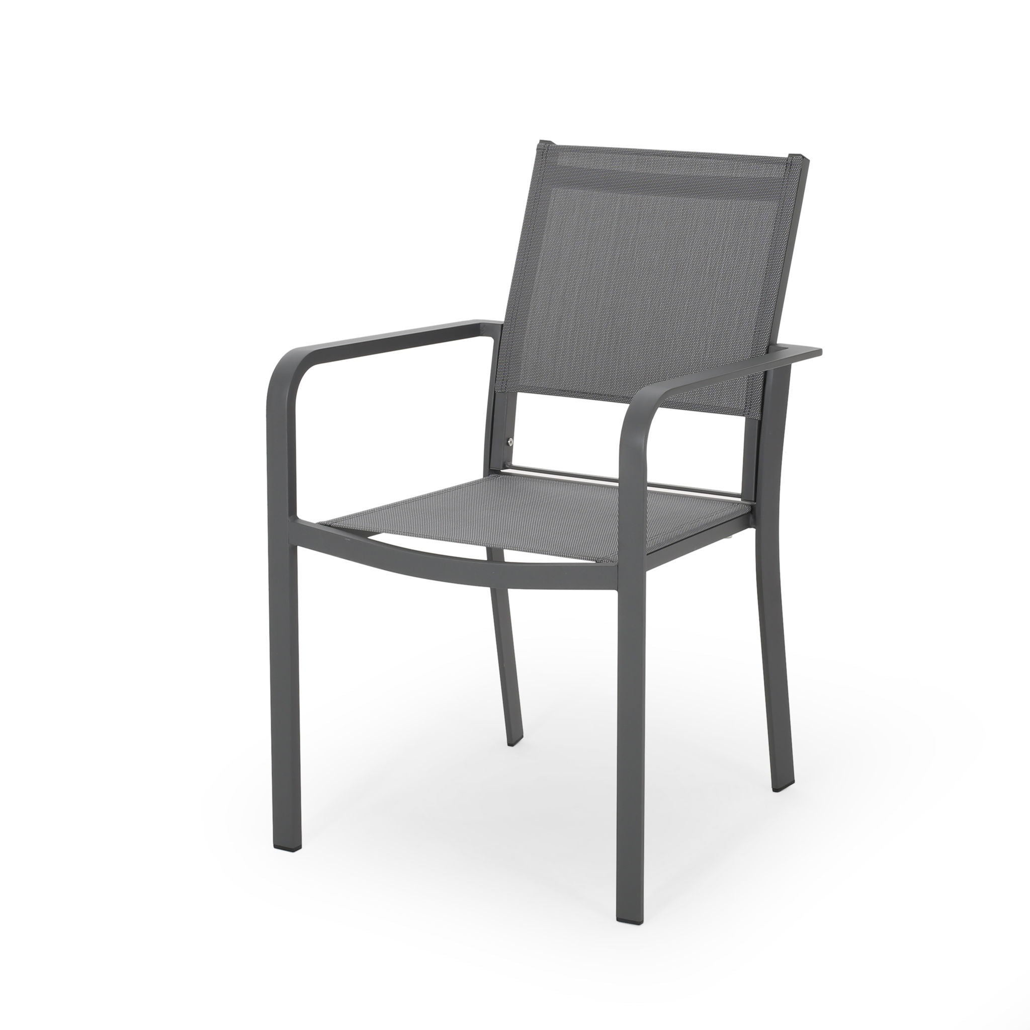 Waterfal - Outdoor Aluminum Dining Chair With Mesh Seat (Set of 2)
