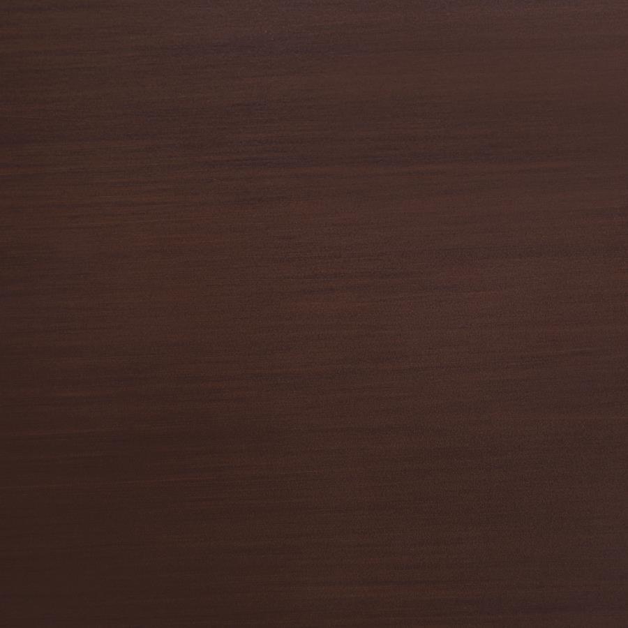 Zimmerlee - 2-Drawer Side Table with Shelf - Rust Brown