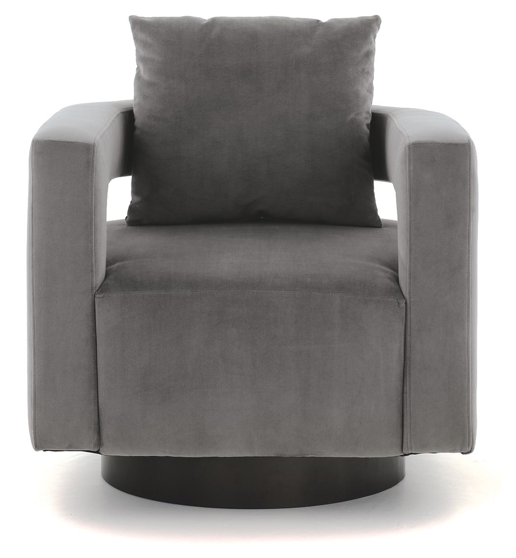 Ashley Furniture Alcoma - Otter - Swivel Accent Chair | Meri Furniture