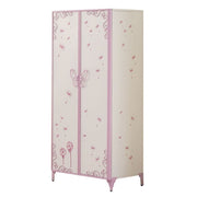 ACME Priya II - Wardrobe - White & Light Purple | Meri Furniture