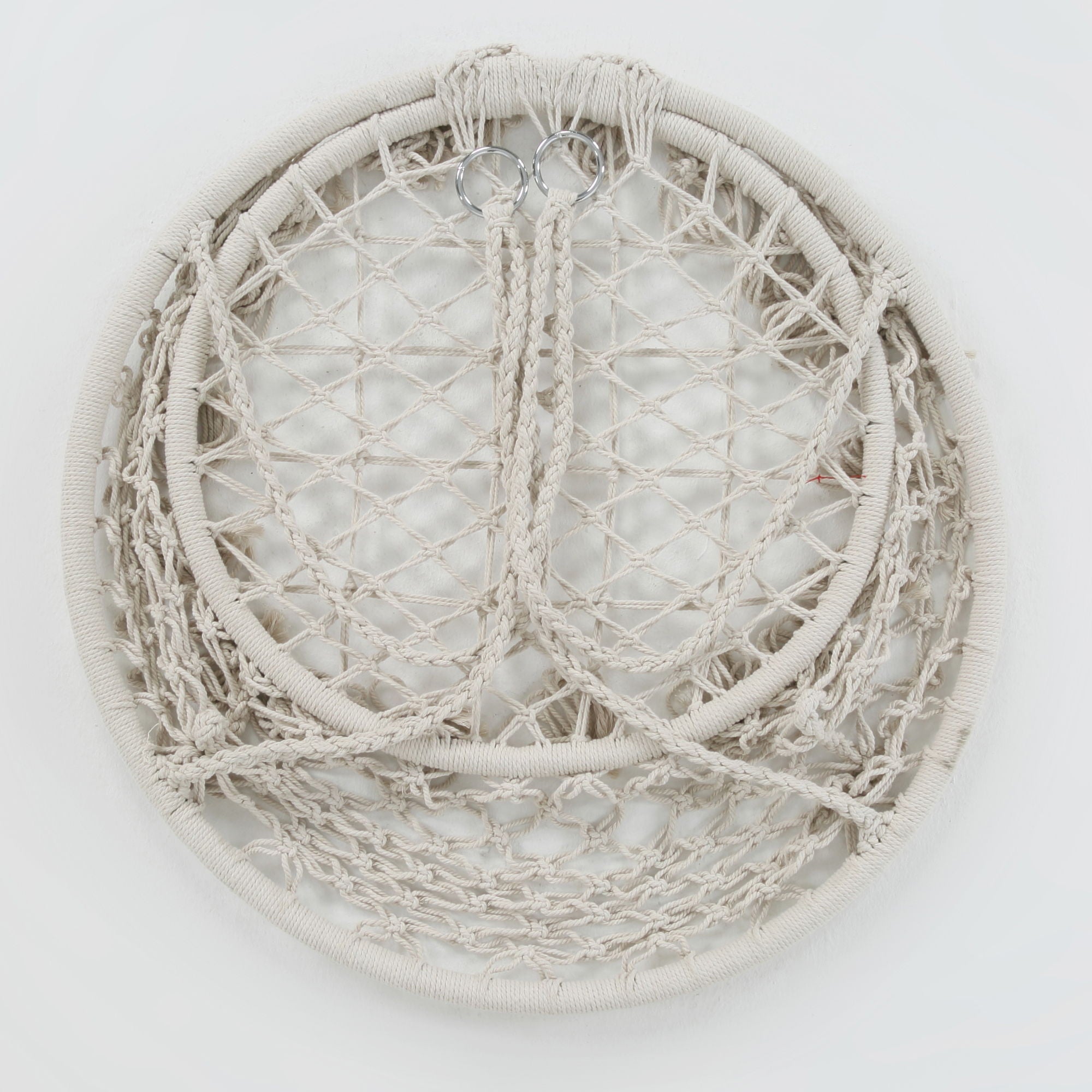 Macrame Hanging Hammock Chair, Cotton Rope Swing For Indoor And Outdoor Use