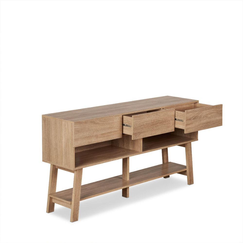 ACME Ariza - TV Stand - Rustic Natural | Meri Furniture