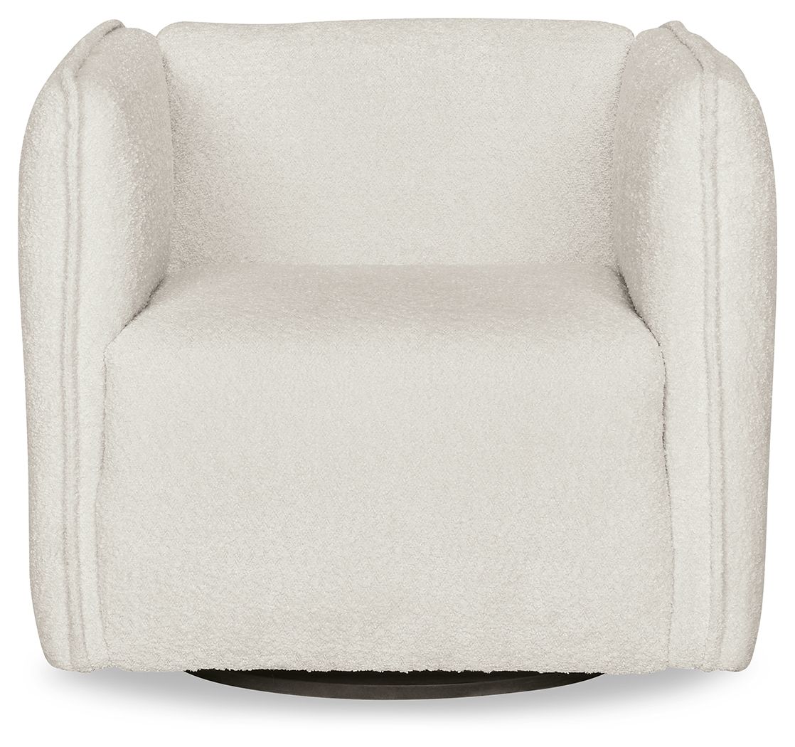 Signature Design by Ashley® Lonoke - Gray - Swivel Accent Chair | Meri Furniture