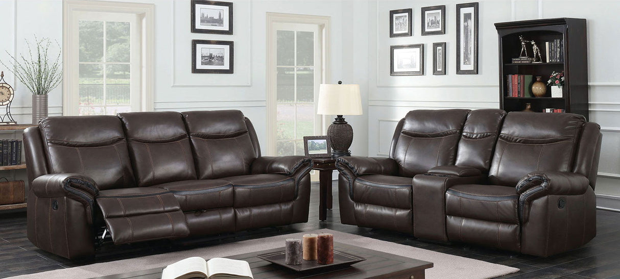 Chenai - Glider Loveseat - Brown