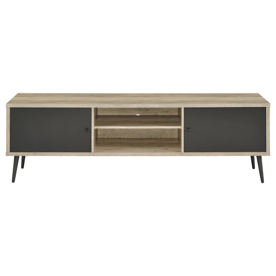 Coaster Fine Furniture Allie - 2 Door Engineered Wood TV Stand - Distressed Pine | Meri Furniture