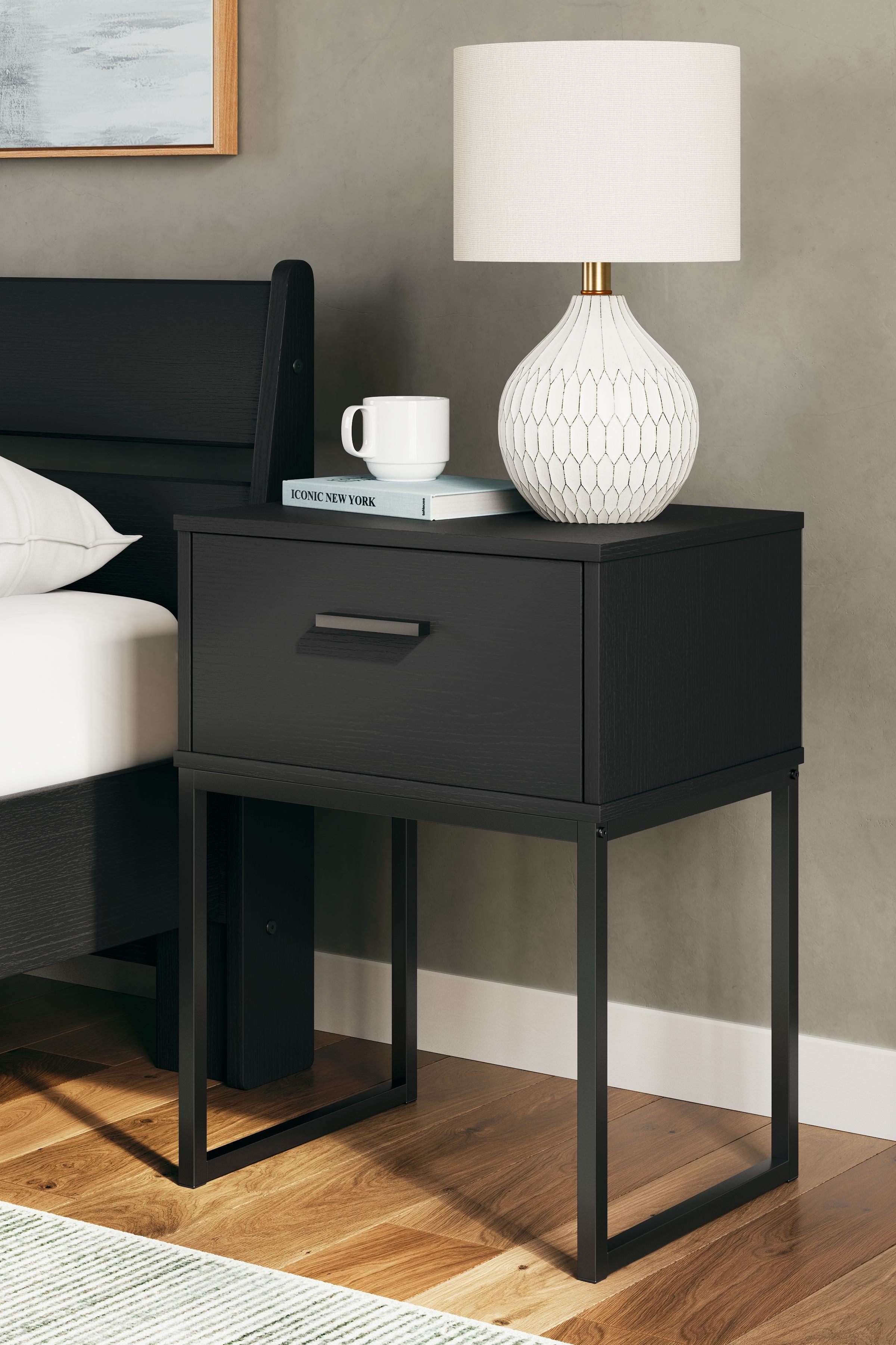 Signature Design by Ashley® Socalle - One Drawer Night Stand | Meri Furniture