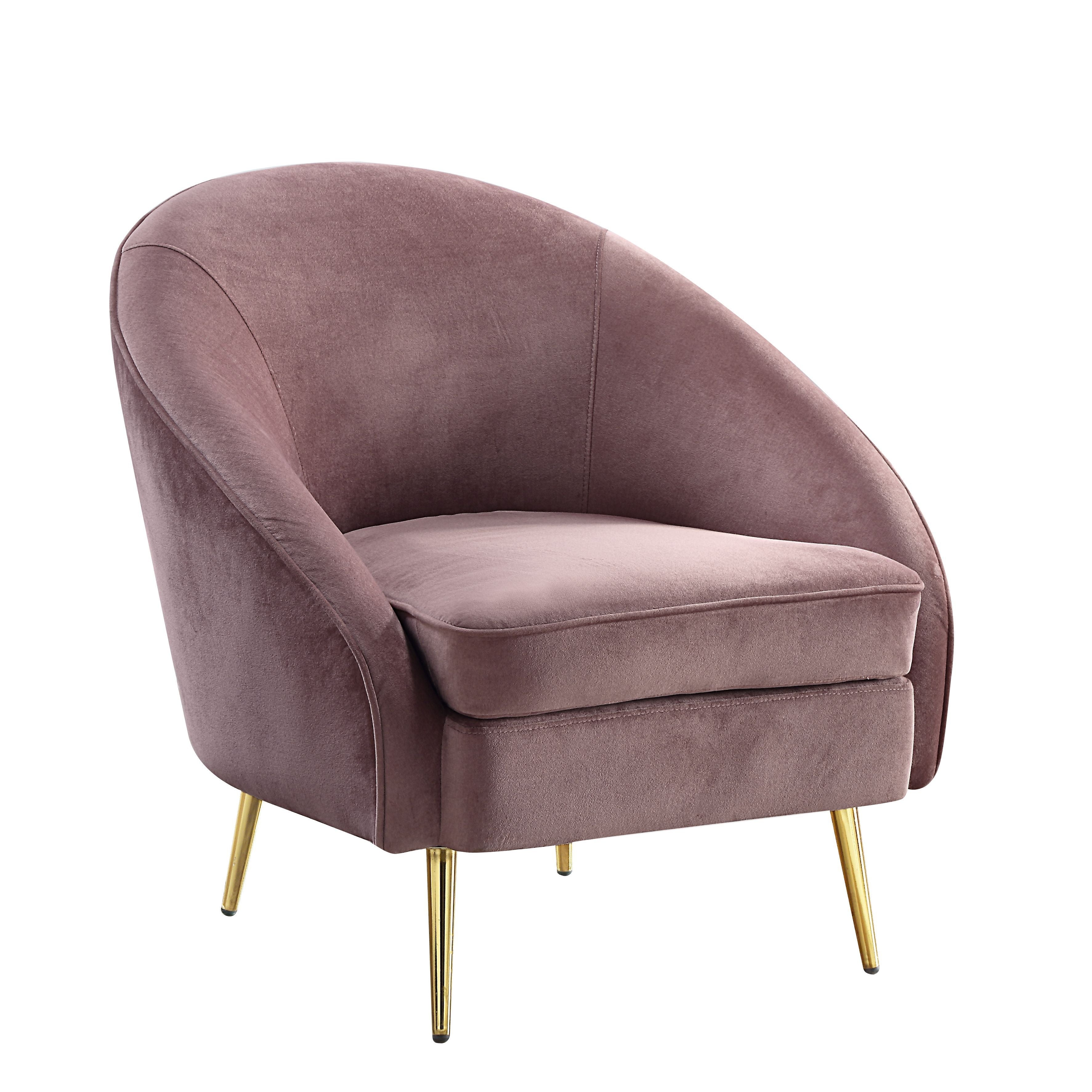 ACME Abey - Chair - Pink Velvet | Meri Furniture
