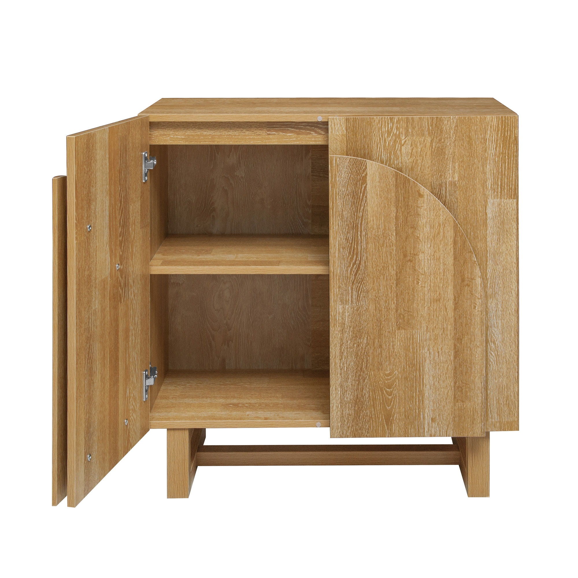 2 Door Cabinet, Suitable For Bedroom - Natural