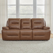 Liberty Furniture Cameron - Sofa P3 & ZG - Saddle - Dakota Saddle Leather | Meri Furniture