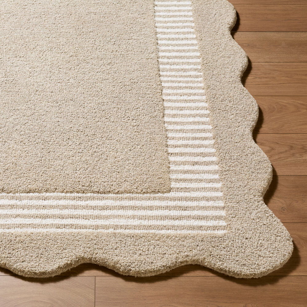 Scalloped Handmade Rug