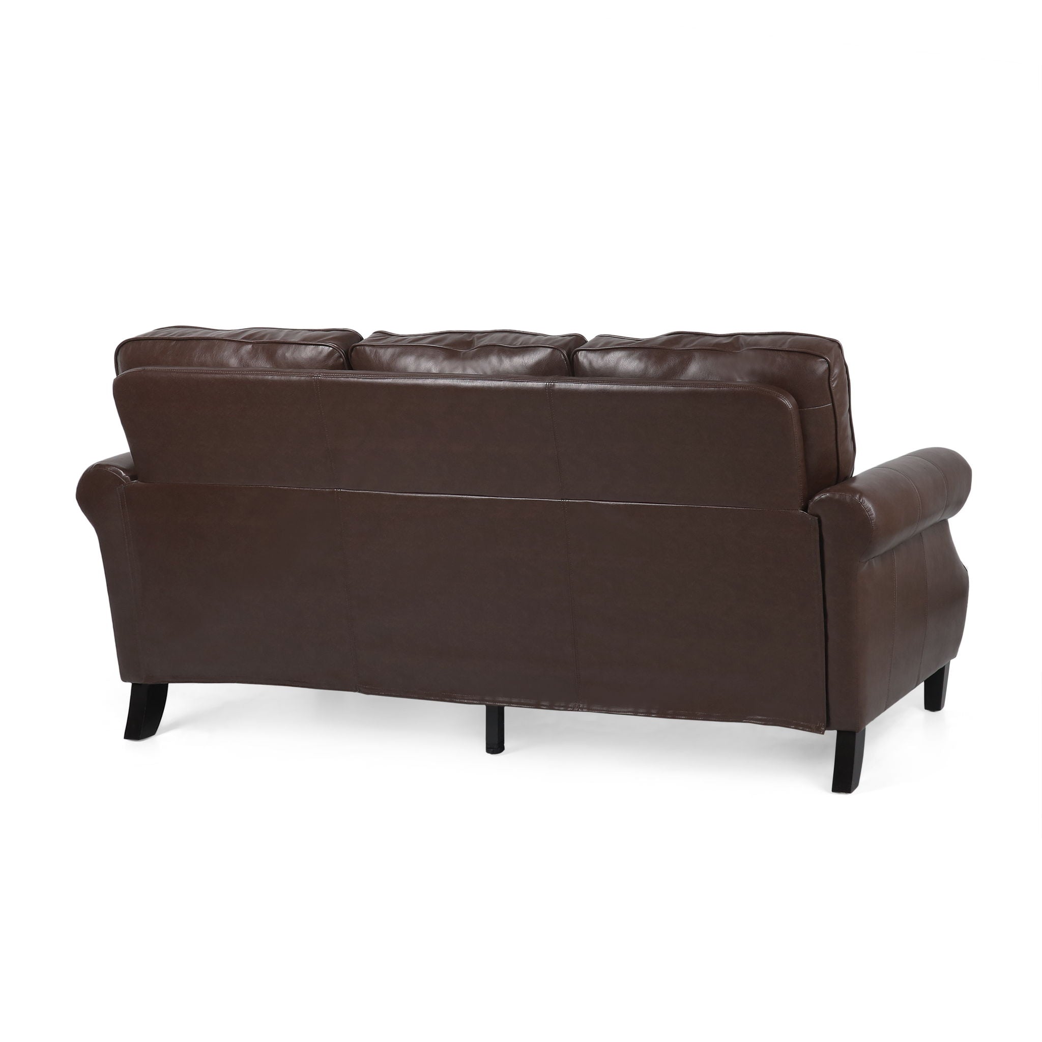 Contemporary 3 Seater Sofa With Nailhead Trim