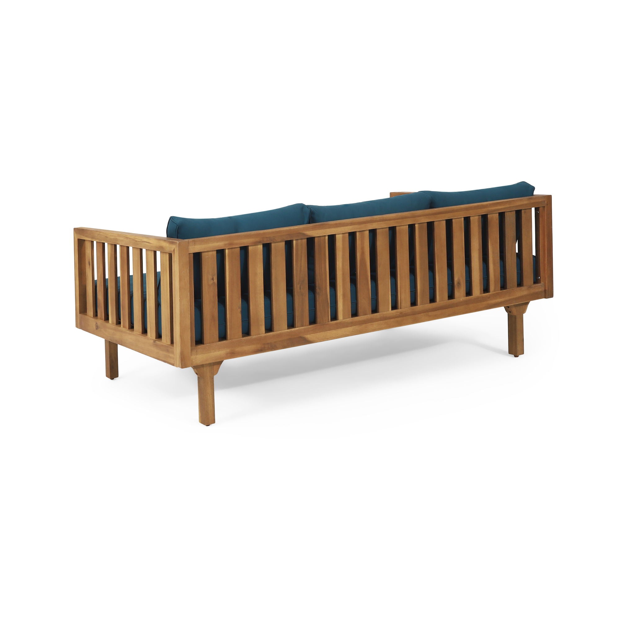 Claremont - 3 Seater Daybed Teak Acacia Wood Water Resistant Cushions