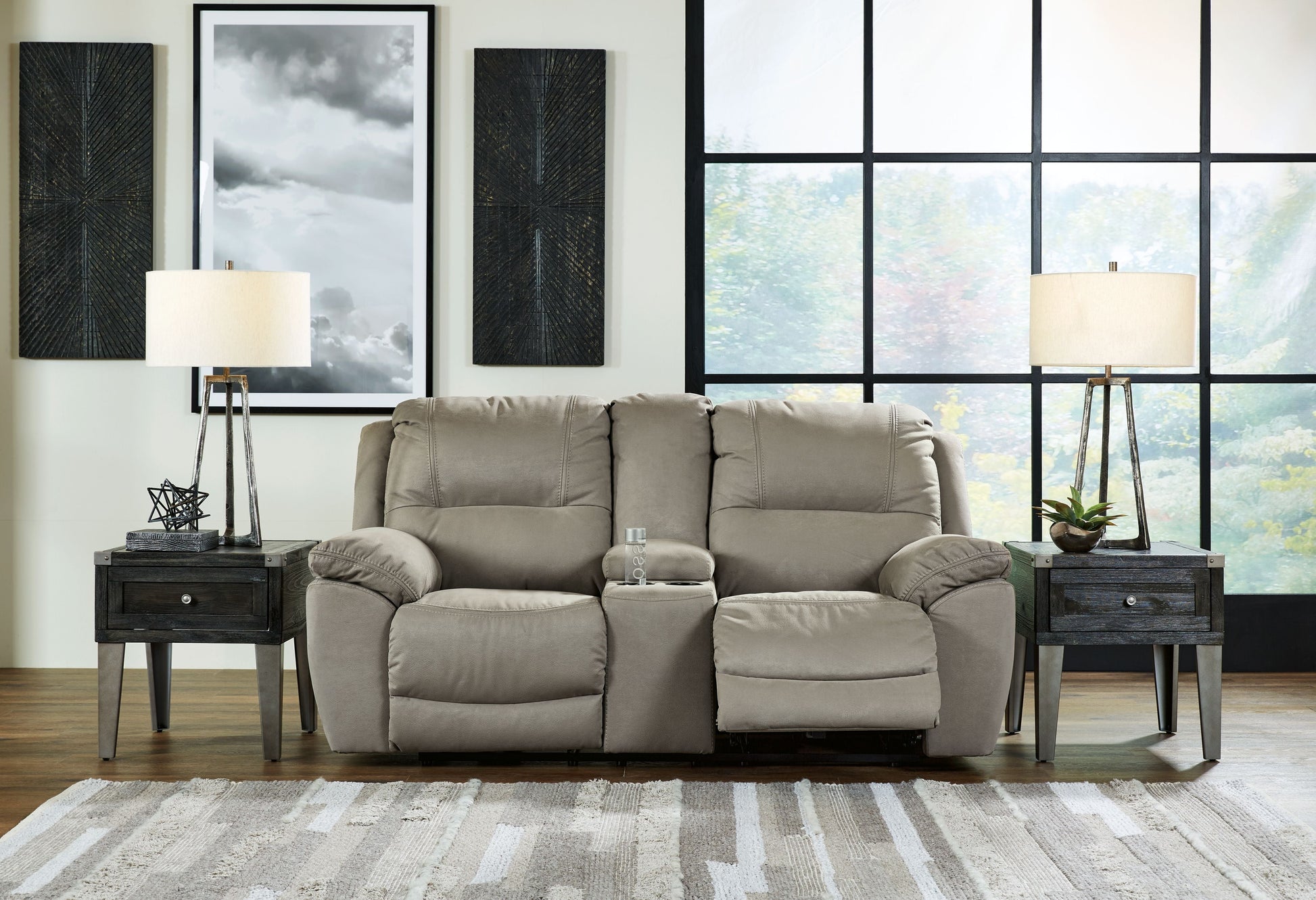 Signature Design by Ashley® Next-Gen Gaucho - Double Reclining Loveseat | Meri Furniture
