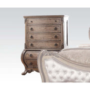 ACME The Ragenardus chest is an impeccable example of truly memorable luxurious traditional design. | Meri Furniture
