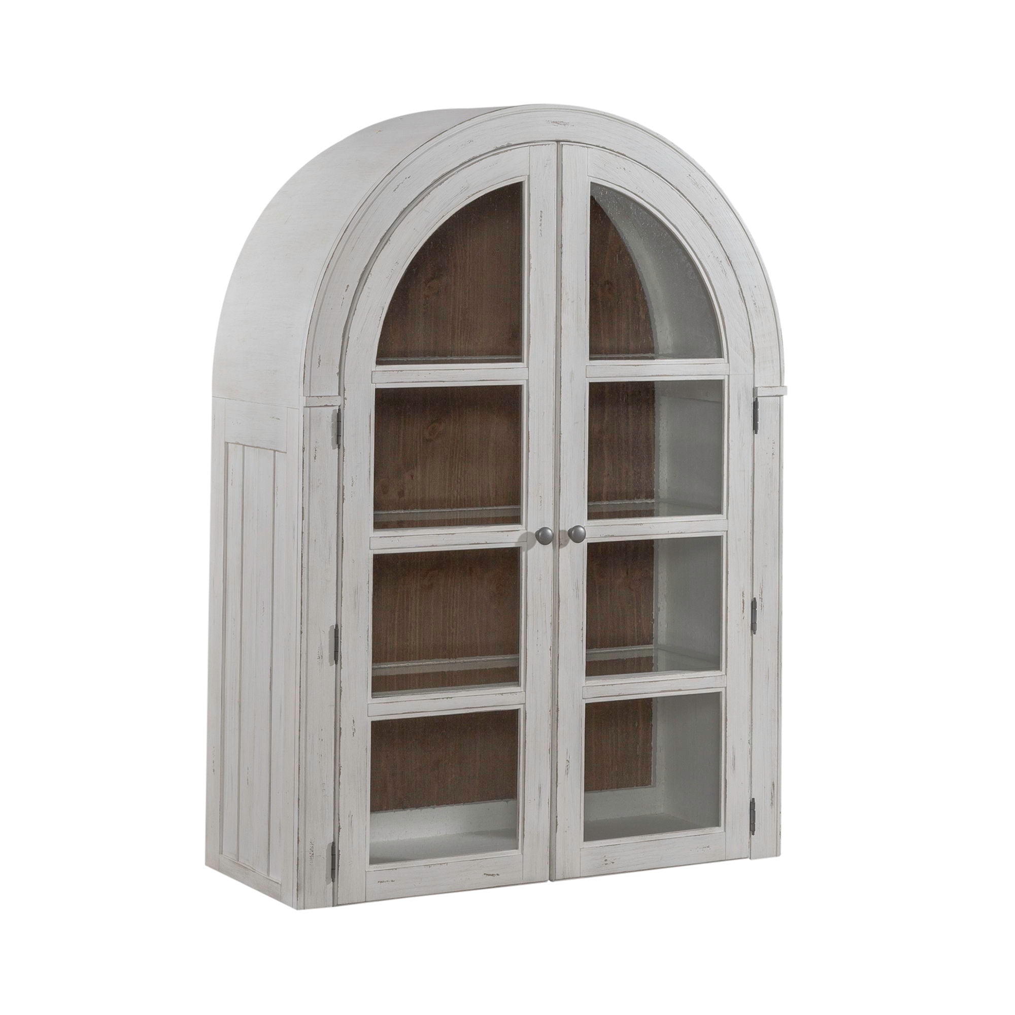 Liberty Furniture River Place - Curio Hutch - White | Meri Furniture