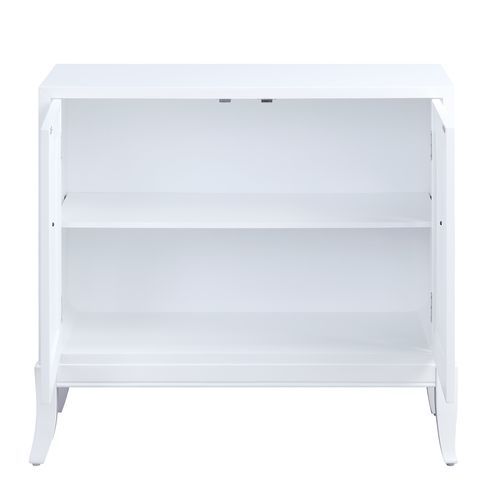 ACME •Assembled•Rectangular Accent Table w/2 Door•Table Top Thickness: 25 mm | Meri Furniture