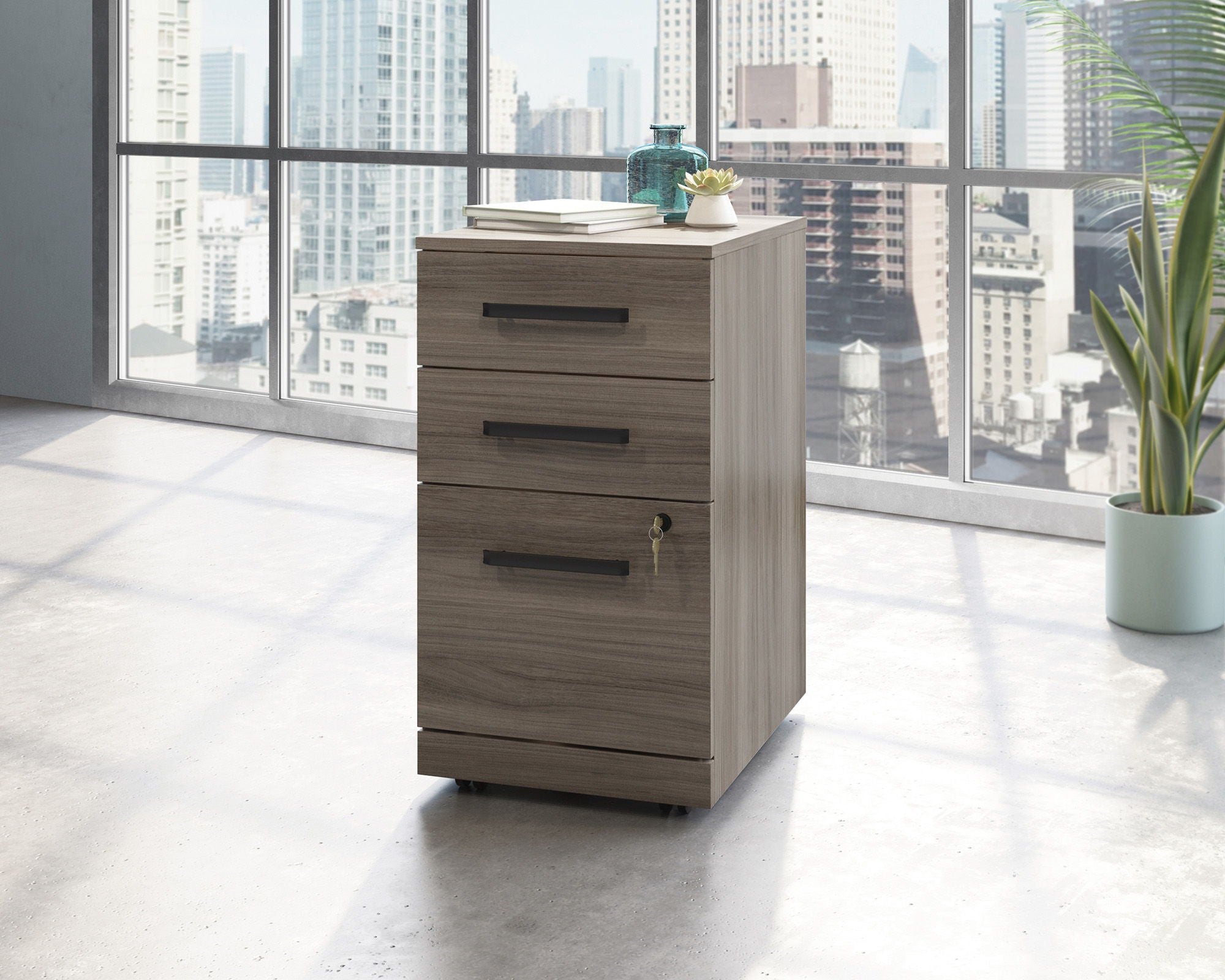 Commercial 3-Drawer Pedestal File Cabinet