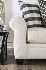 Furniture of America Patricia - Sectional - Ivory | Meri Furniture