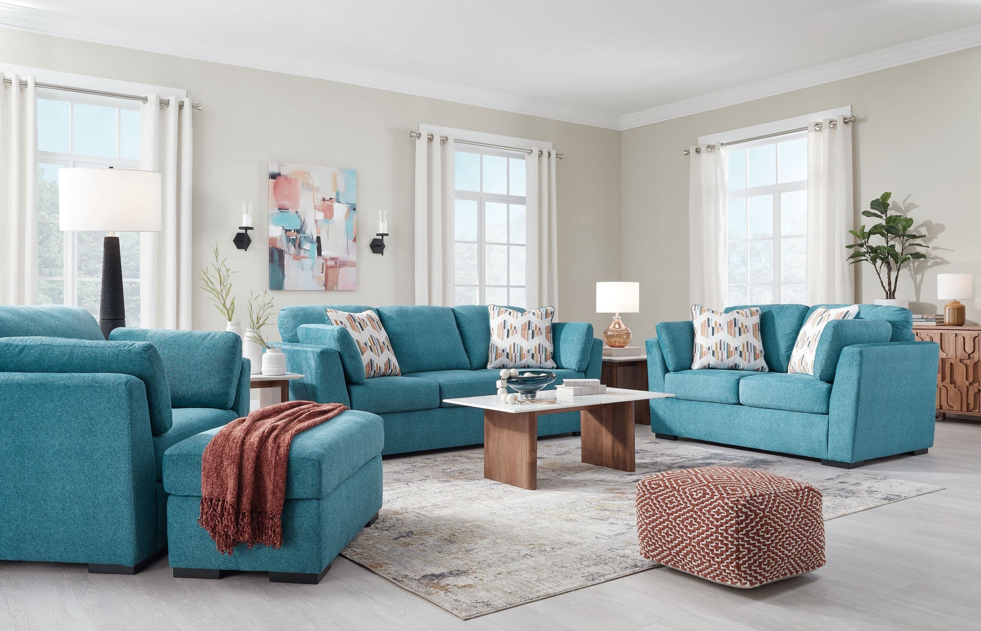 Signature Design by Ashley® Keerwick - Living Room Set | Meri Furniture