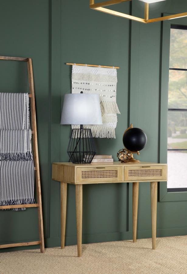 Coaster Fine Furniture Zamora - 2-Drawer Entryway Console Accent Table - Natural | Meri Furniture